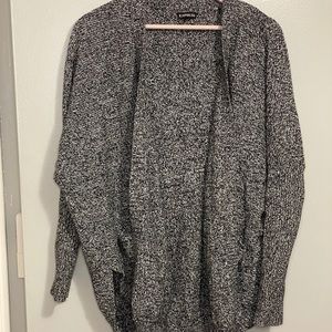 Gray Marbled Cardigan